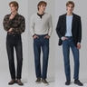 뱅뱅 26FW 남성 라이크라 스트레이트 데님 3종