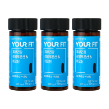 동국제약 유어핏 피부건강 히알루론산 비오틴 30캡슐 3박스 (3개월분)