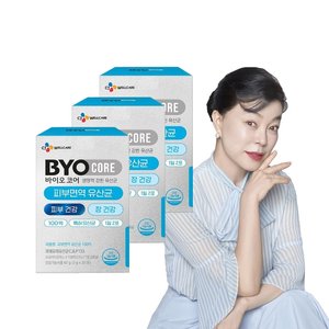 바이오코어 피부면역 유산균 100억 3박스(2g x90포)