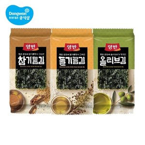 [SP]양반 식탁김 4.5g 들기름 27봉 + 참기름 18봉