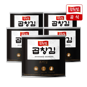 [광천김] 곱창김 캔김30g 5캔