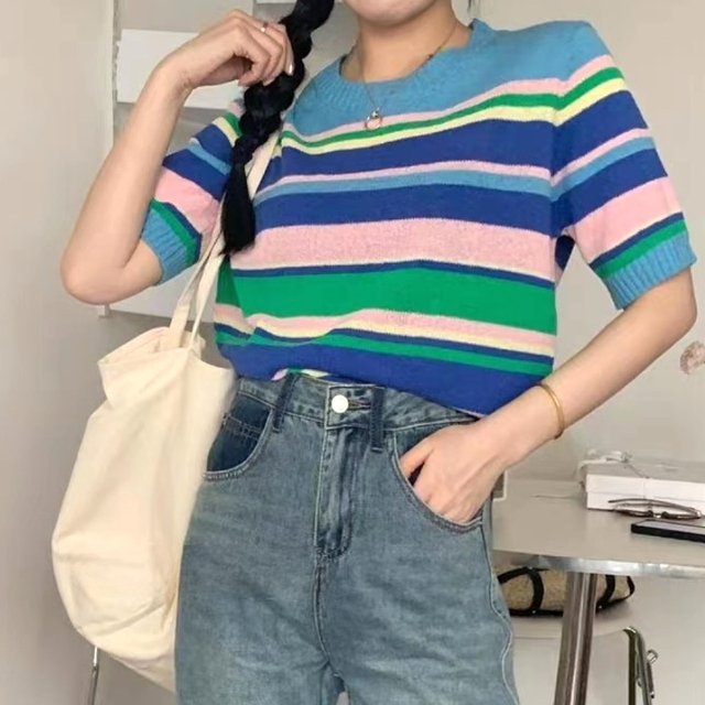 [비니브] 아리스타 트림 티셔츠 2종