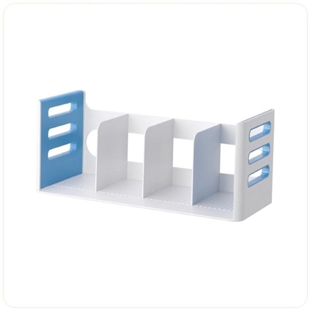 카파맥스 데코 4단 책꽂이 투톤책꽂이 하늘색 (WFEC756)