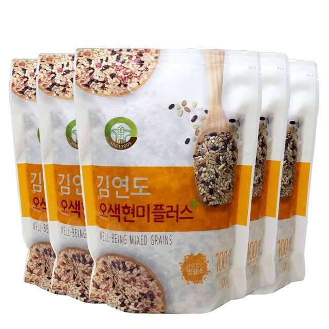 김연도 오색현미플러스 500g 10봉