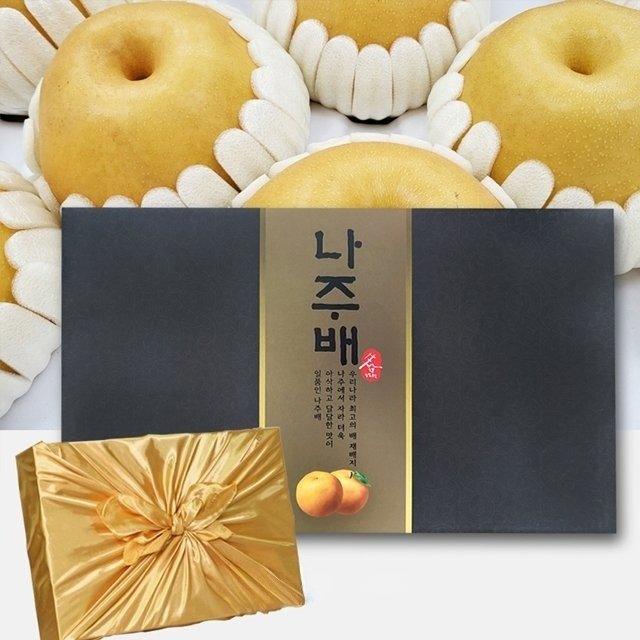 [당도선별] 26년 특등급 햇  나주배 5kg(7~9과) + 선물용 보자기 1장