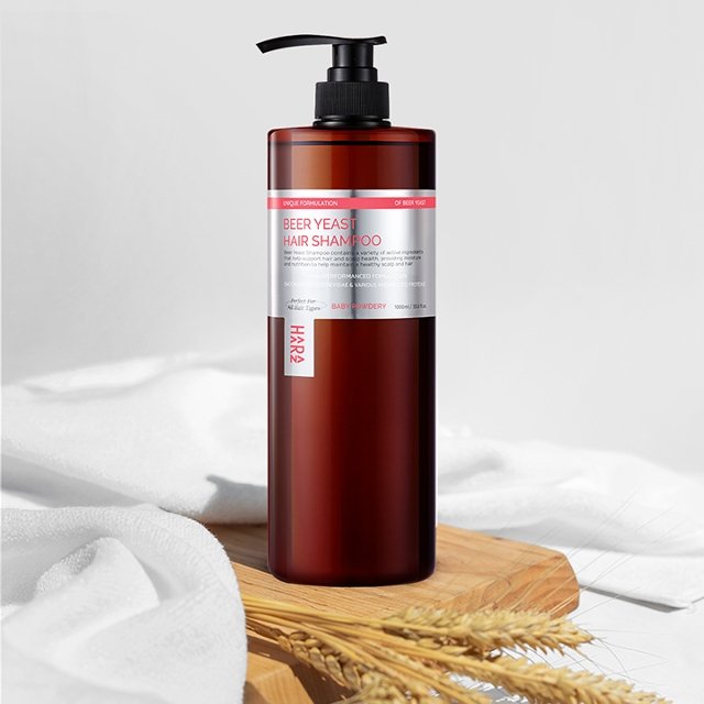 하라즈 맥주효모 샴푸 베이비파우더향 1000ml