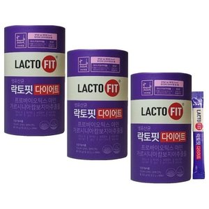 [종근당건강] 락토핏 다이어트 2g 60포. 3통(3개월분)