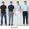 [KYJ GOLF] 김영주골프 최종가! 기능성 에어쿨링 반팔 집업 티셔츠 4종, 남성