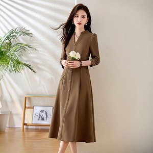 [헬리꽁땡]리본큐빅플레어원피스(색상선택)
