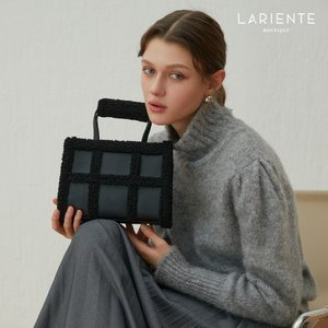 24FW [라리엔트] 퍼 트리밍 미디움 백 (M)