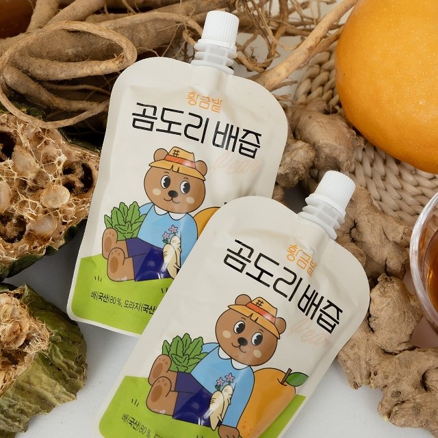 [황금밭] 곰도리 곰보배추 배도라지즙 배즙 선물박스 100mlx30포