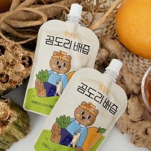 [황금밭] 곰도리 곰보배추 배도라지즙 배즙 선물박스 100mlx30포
