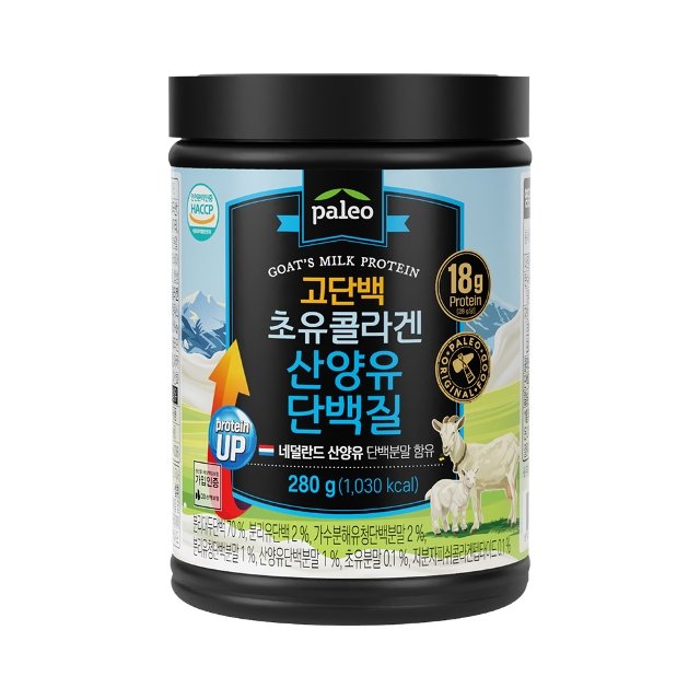 팔레오 고단백 초유콜라겐 산양유 단백질 280g 1통