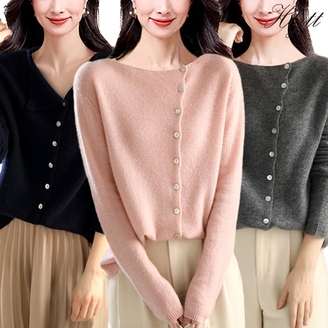 [헬리꽁땡] 언발 버튼가디건 3종세트