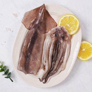 [강영수산]자연산 손질오징어 통오징어 2미(270g) x 5팩 (10마리)