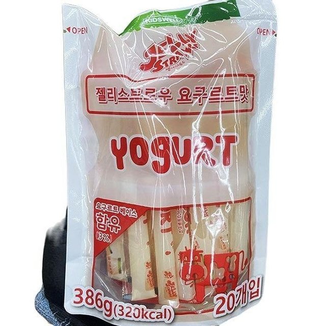 젤리 스트로우 요구르트 맛 386g x 2개 d76141