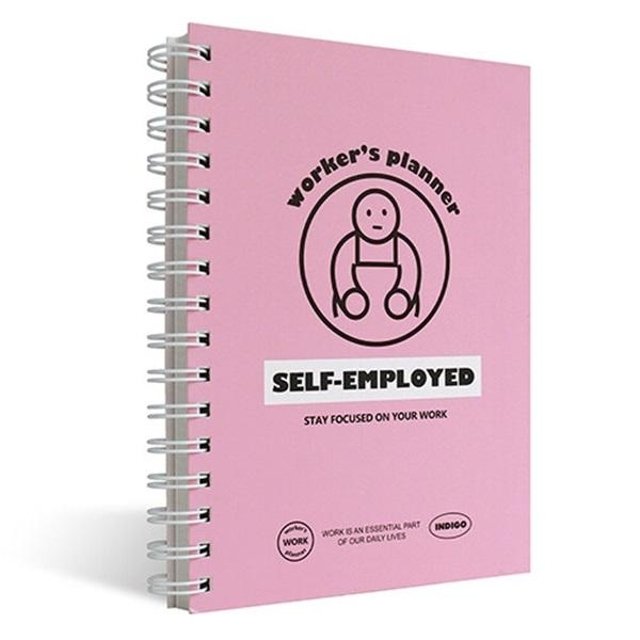 [인디고] 워커스 자영업자 플래너 (6개월 만년형) - 핑크