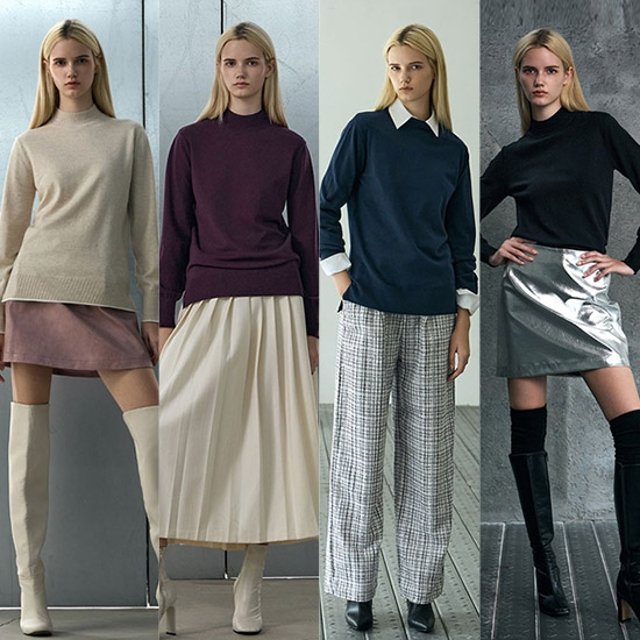 GGPX 울블렌디드 하프넥풀오버 니트4종 GX244F0414SW