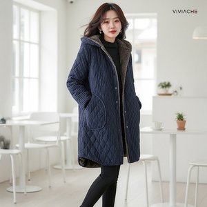 비비아체 퍼내피 퀼트 롱 패딩
