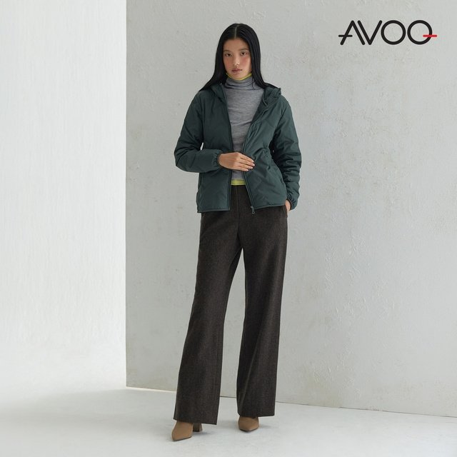 아보크 26FW 퍼트리밍 패딩 자켓 3종, 여성