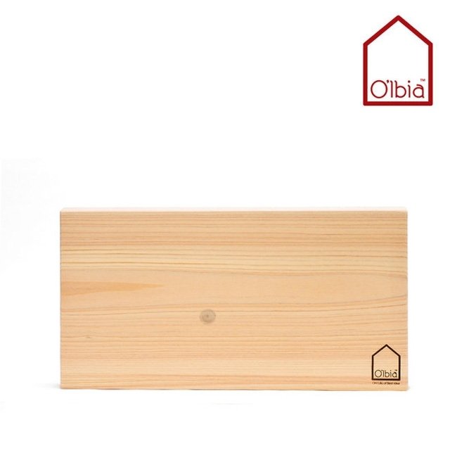 올비아 편백나무도마 (중) 옹이 42x22cm