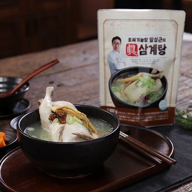 [국내산 하림 닭] 조리기능장 임성근의 진삼계탕 1kg x 8팩