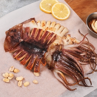 [강영수산]구룡포 반건조오징어 5+5미 대 (650g+650g)