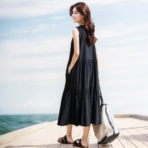 비비아체 크로드 인견 원피스