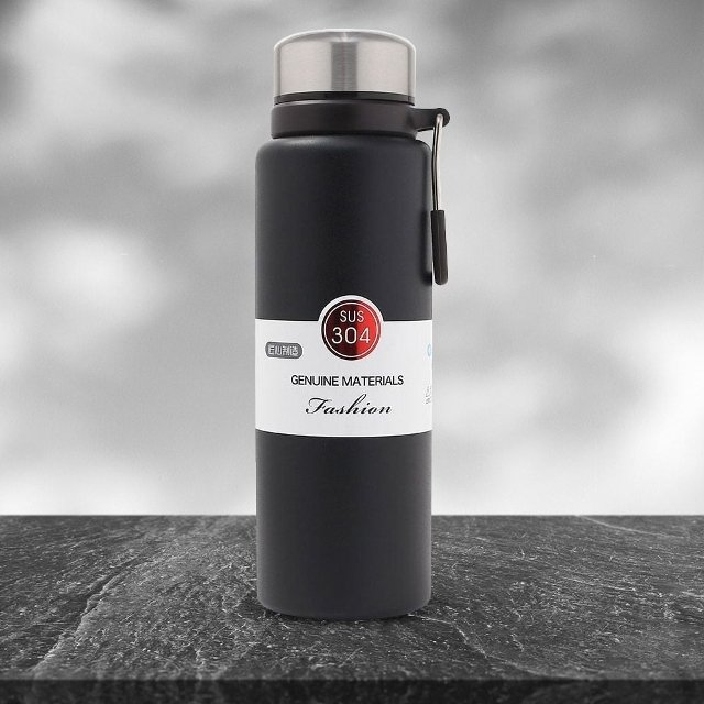 고품질 고품격 스테인리스 보냉온병 진공 보온병 블랙 1L 겨울 티망 (WABC335)