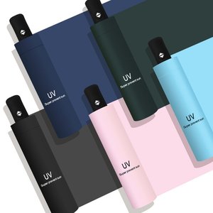 [1+1+1] UV차단 원터치 3단 자동우산 컬러5종 (총 3개입)