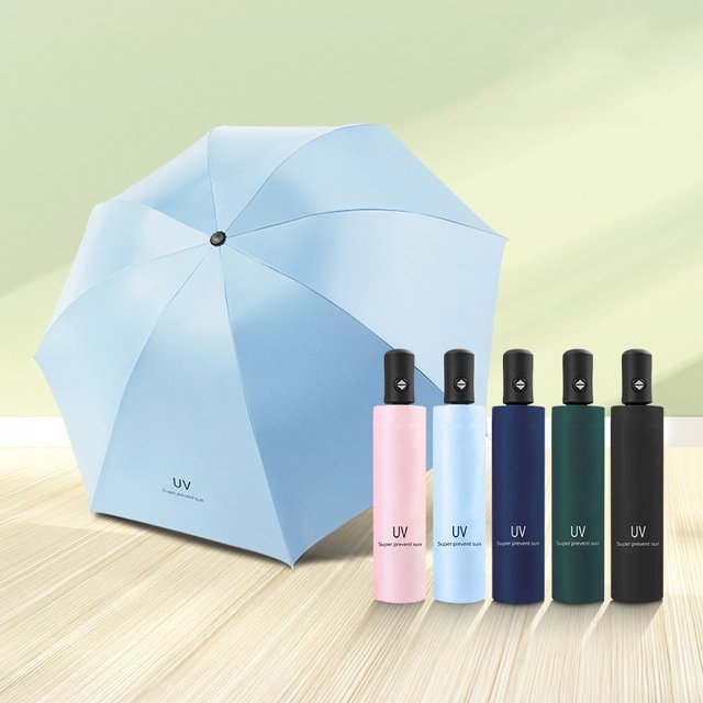 [1+1+1] UV차단 원터치 3단 자동우산 컬러5종 (총 3개입)