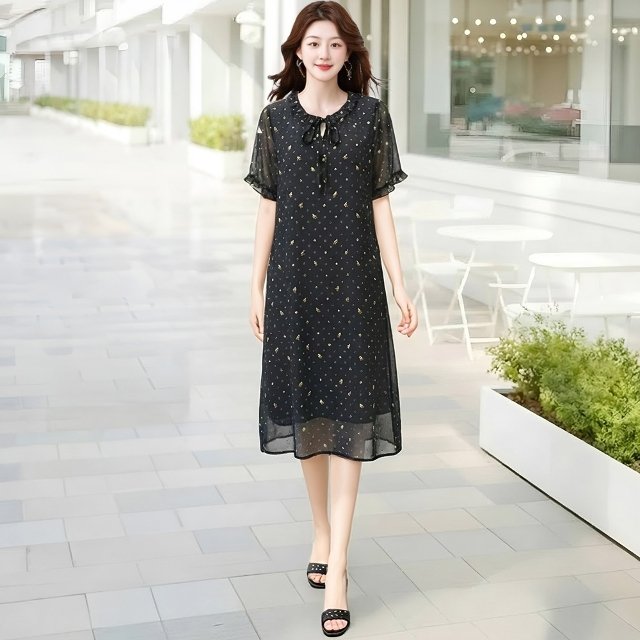 쉐바 세리엘 쉬폰 원피스