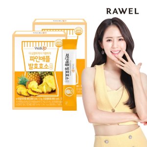 로엘 웰업 브로멜라인 파인애플 발효효소 30포 x 2박스 / 파인애플 효소