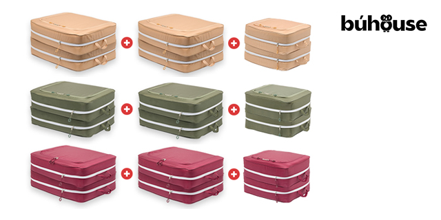 [더블] NEW 부하우스 이불 압축 파우치 특대형4 + 대형2