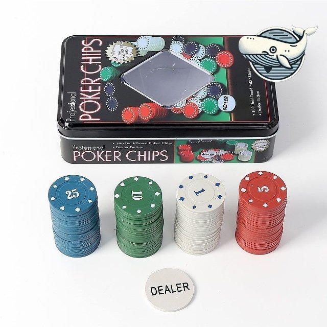 다채로운 보드게임 포커칩 카지노 수량별 포커칩 (WFGWWF9)