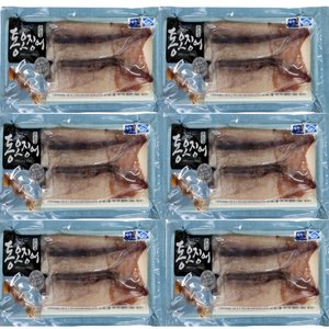 국내산 손질 통오징어 250g(2미) x 6팩 