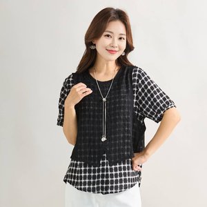 [엘드마마] 쉬폰커버 블라우스 2종