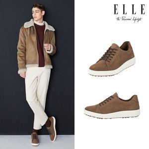[엘르] 남성 소가죽 방한 스니커즈 