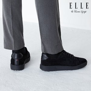 [엘르] 남성 소가죽 방한 스니커즈 