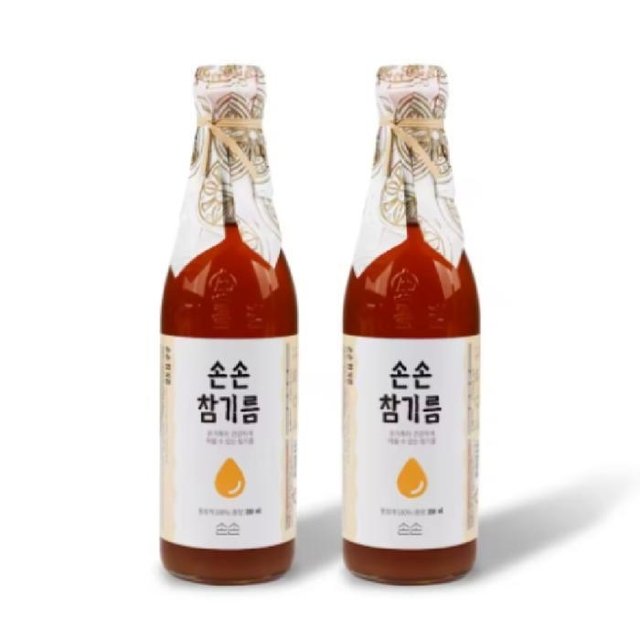 손손 참기름 350ml + 350ml 2병 향좋은