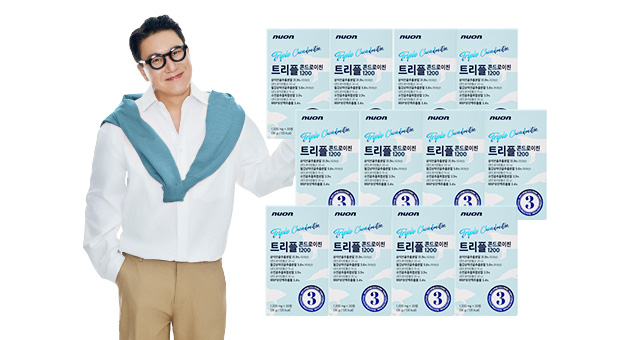 [방송에서만 세일] 뉴온 트리플 콘드로이친 1200 12박스(12개월분)