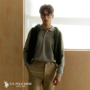 USPA 26SS 최신상 긴팔 PK 카라티셔츠 3종, 남성