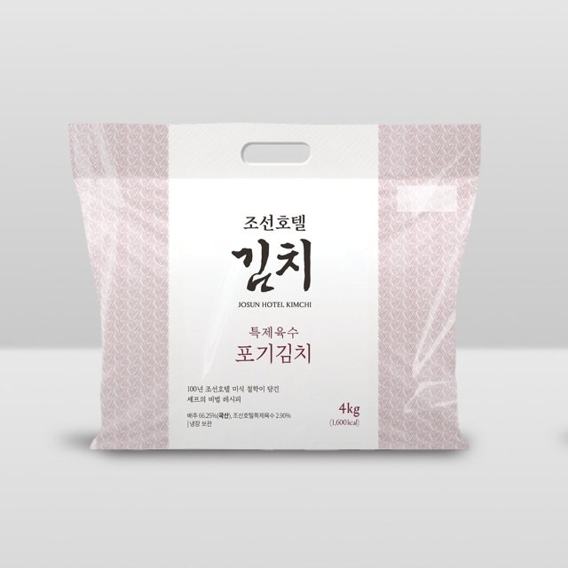 조선호텔 특제육수 포기김치 4kg