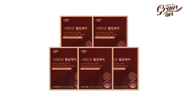 그레인온 혈당케어 바나바잎추출물 5개월분 150정