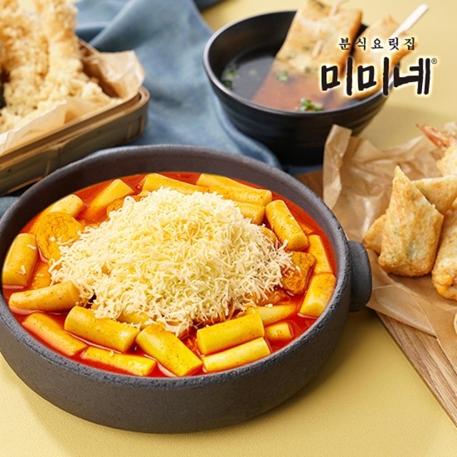 미미네 눈꽃치즈 매콤떡볶이 620g x 4봉