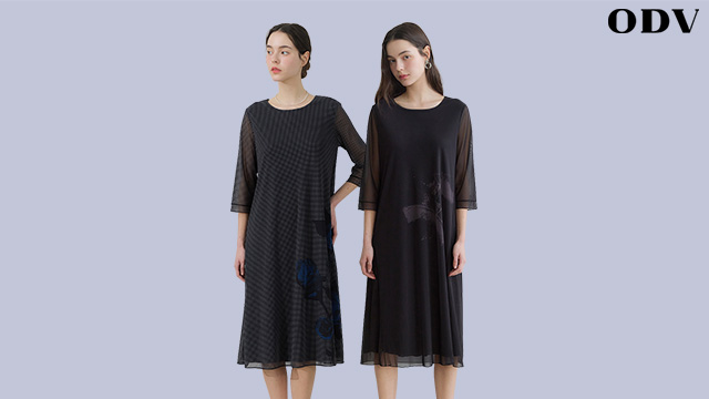25SS ODV 메쉬 썸머 원피스 2종