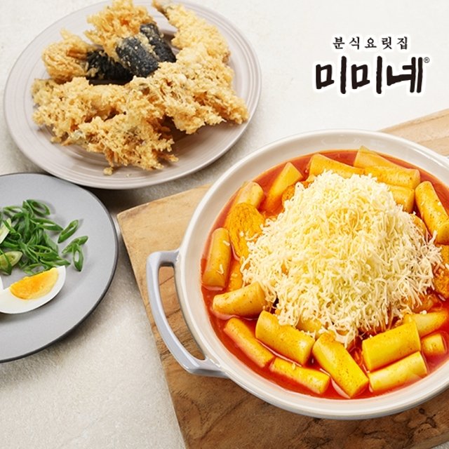 미미네 눈꽃치즈 국물떡볶이 620g x 4봉