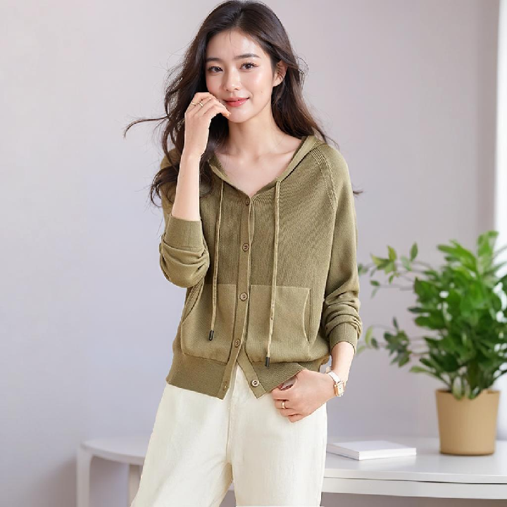 [엘드마마] 레니아 후드 가디건