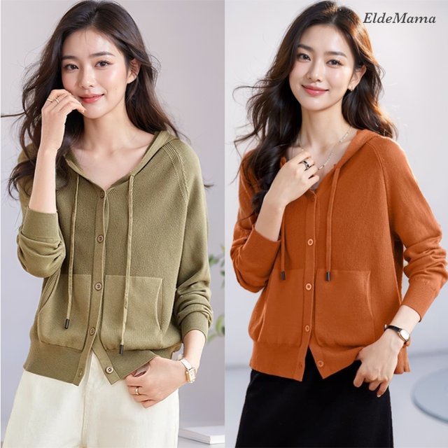 [엘드마마] 레니아 후드 가디건