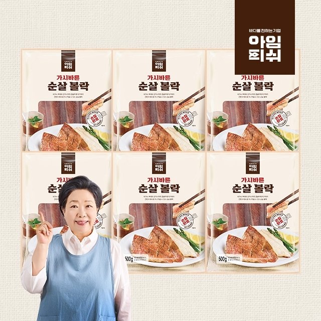 [선택1] 아임피쉬 가시바른 순살 볼락 5팩(총 500g) X 6세트(필렛당 100g), 총 3kg(총 30필렛)